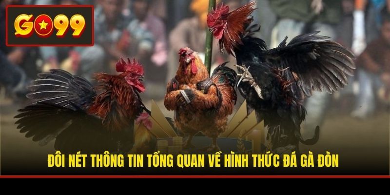 Đôi nét thông tin tổng quan về hình thức đá gà đòn